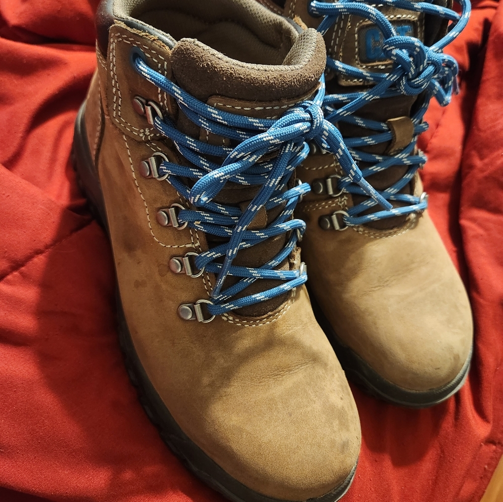 Caterpillar steel toe waterproof woman's boots